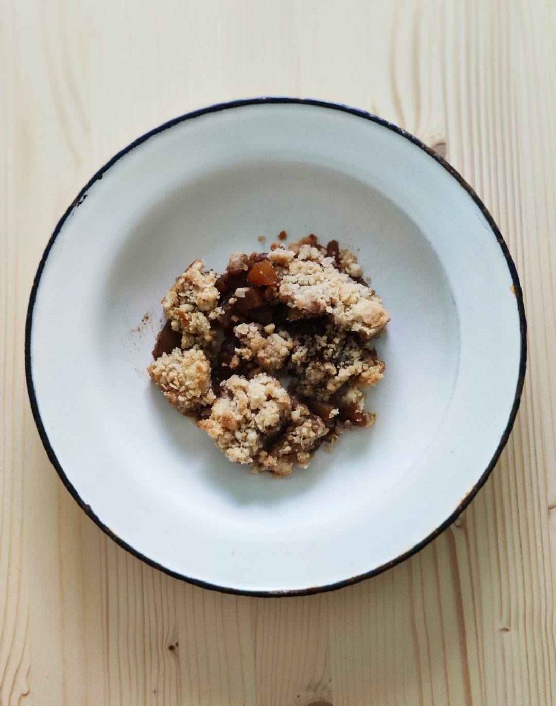 CRUMBLE DE MANZANA SOUSVIDE